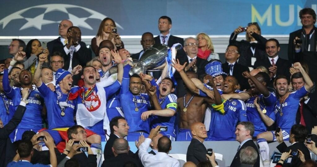 Dimulai tahun 2012, Chelsea menangi Liga Champions setelah menang atas Bayern Munich via adu penalti (Getty)