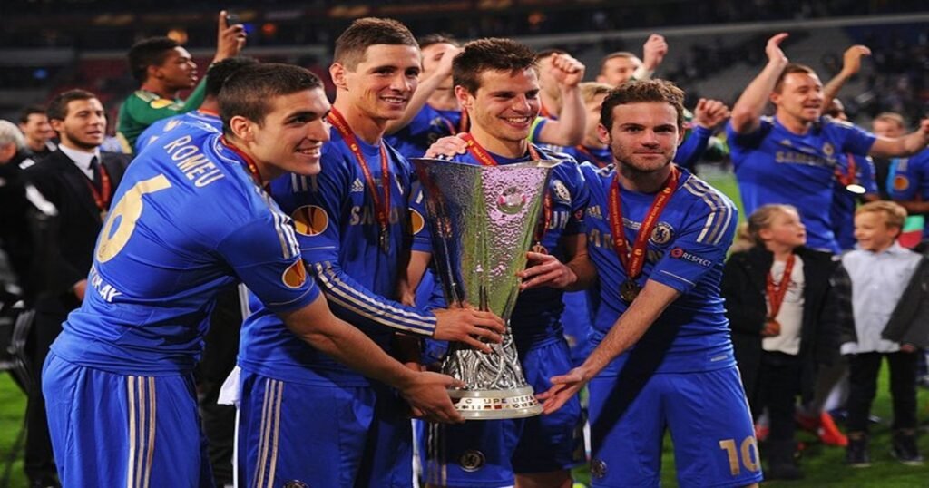 Tahun 2013, Chelsea menangi Liga Europa setelah menang atas Benfica 2 -1